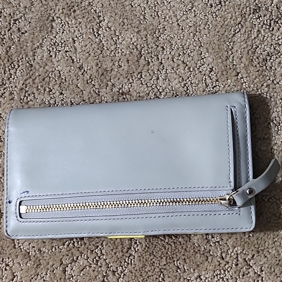 Kate Spade wallet medium size,grey& yellow - Picture 6 of 6